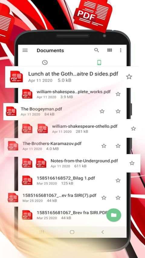 pdf file reader for android - pdf reader free screenshot 2