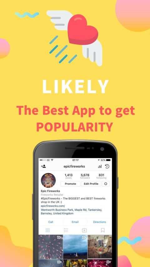 Likely - Free Followers & Likes स्क्रीनशॉट 1