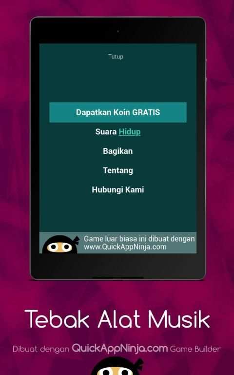 Tebak Alat Musik screenshot 1
