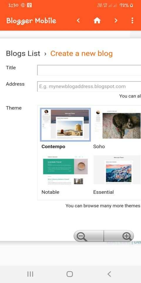 Blogger Mobile स्क्रीनशॉट 4