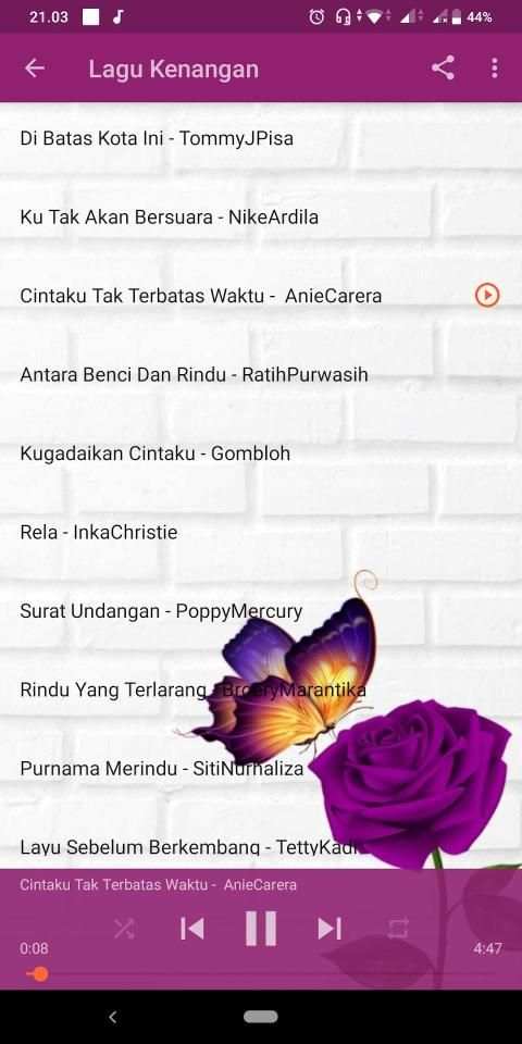 Lagu Kenangan Offline Terbaik screenshot 2