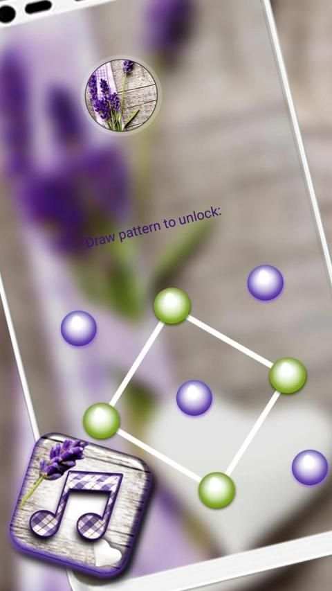 Lavender Heart Launcher Theme screenshot 2