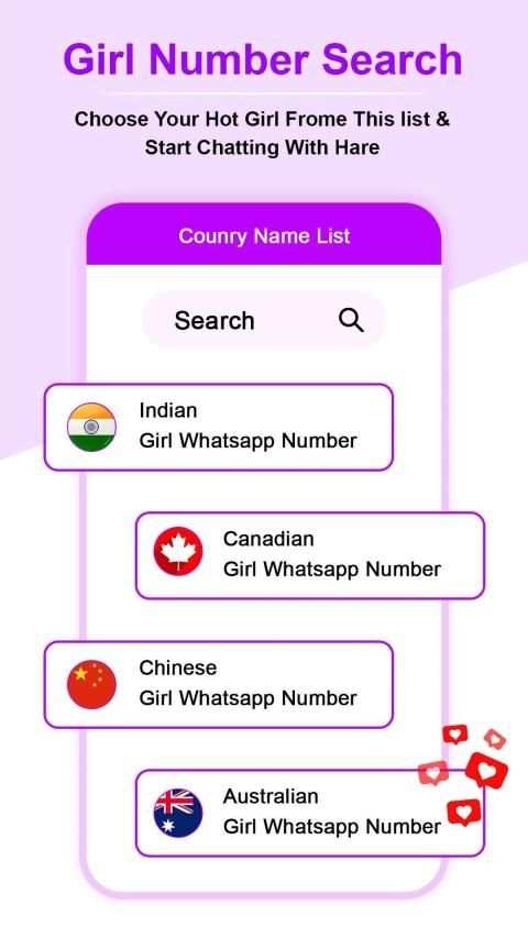 USA Girl Mobile Number Search - Make Girlfriend screenshot 5