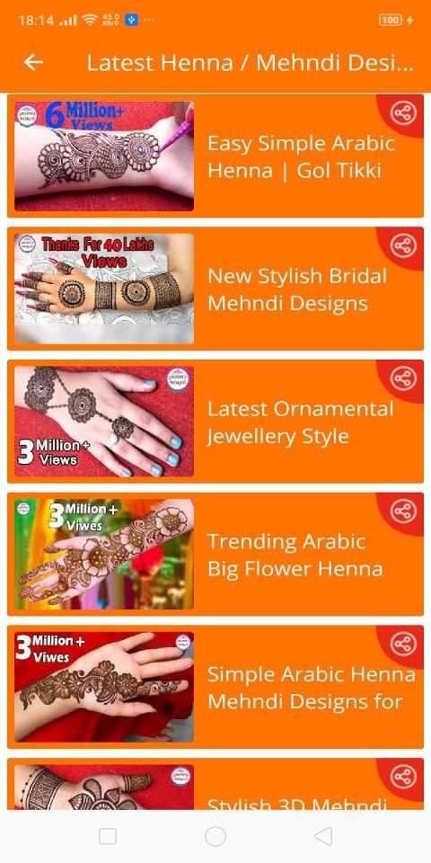 Mehndi Video Tutorial Free screenshot 4