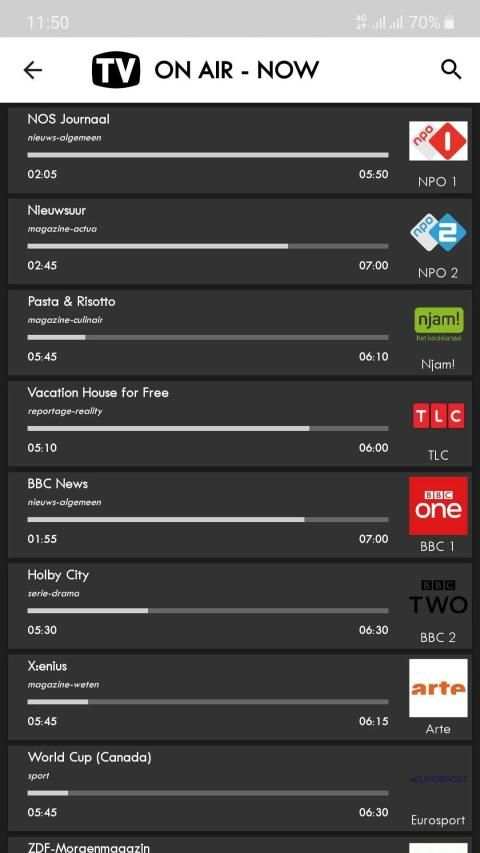 Belgium TV Schedules & Guide स्क्रीनशॉट 5