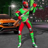 Super Iron Ninja Frog Ninja Rope Hero Vice Town logo