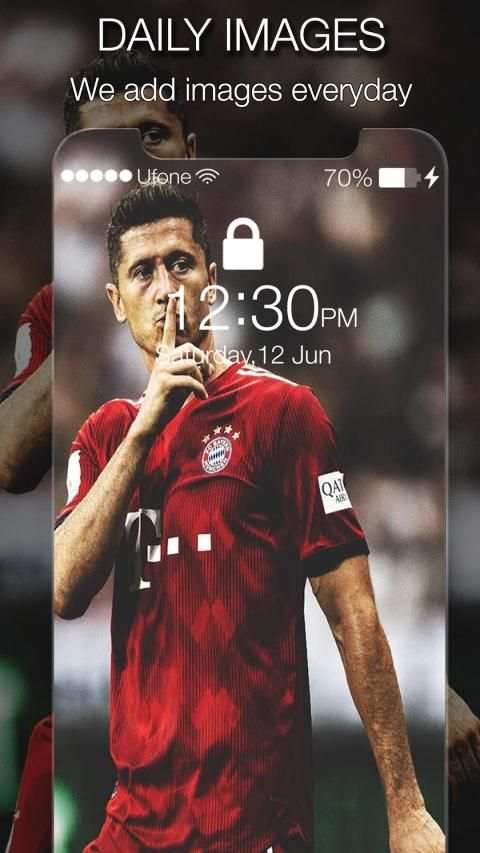 Football 4k Screen Lock screenshot 5