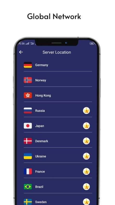 BlueVPN - VPN Proxy Master for Protect Security screenshot 2