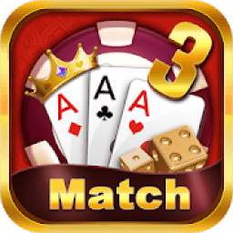 Teen Patti-Match - 3 card friendly poker online