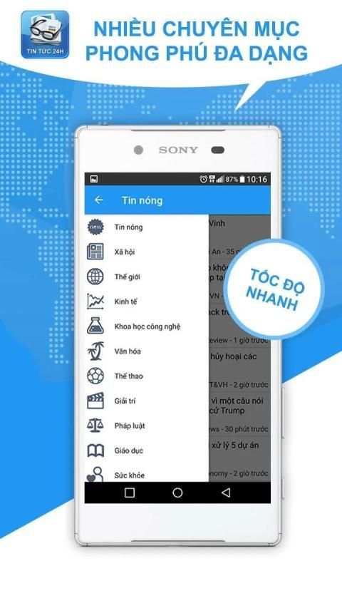 Tin Nóng 60s - Đọc Báo, Tin Tức 60s screenshot 1