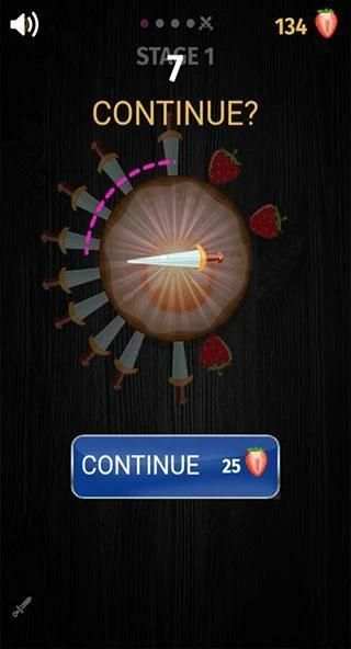 Sword Saga - Free Knife Hit Ninja Arcade Game screenshot 1