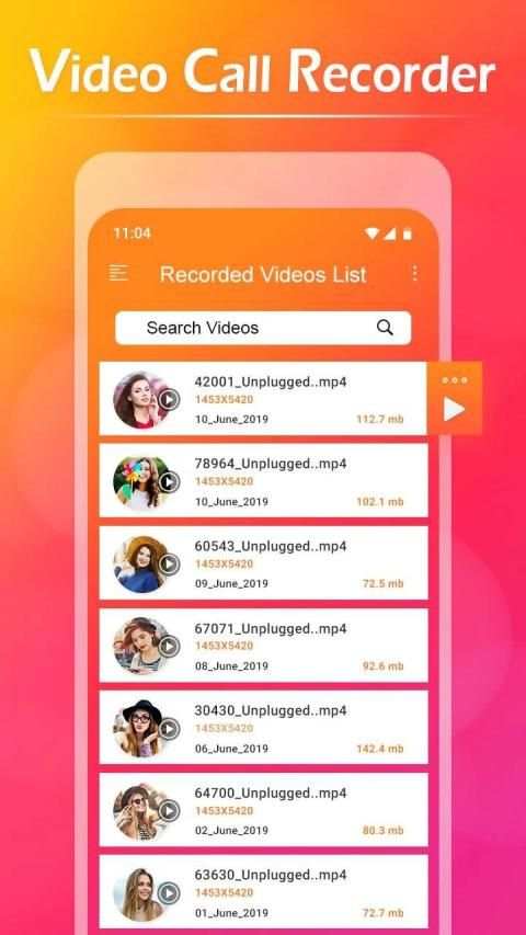 Video Call Recorder -Auto Call Recorder स्क्रीनशॉट 3