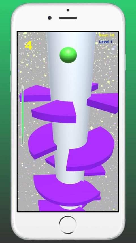Helix 3d jump ball game स्क्रीनशॉट 4