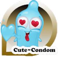 Cute Condom Sticker For WAStickerapps