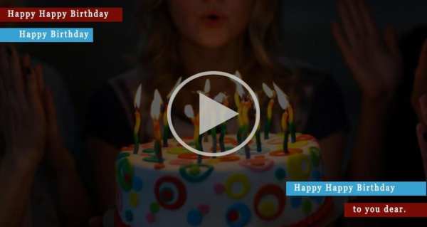 Birthday Video maker -Free screenshot 4