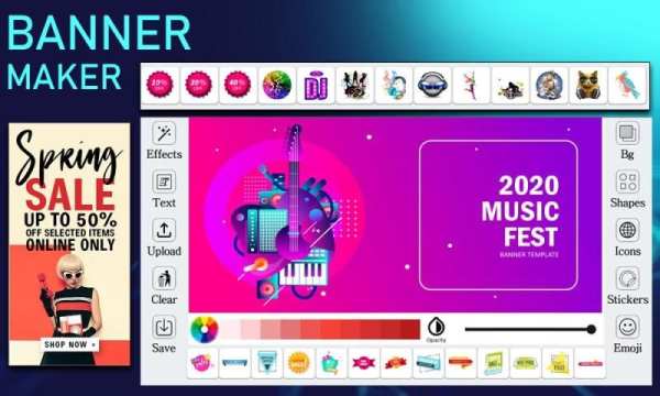 Banner Maker - Banner Creator & Banner Designer स्क्रीनशॉट 3