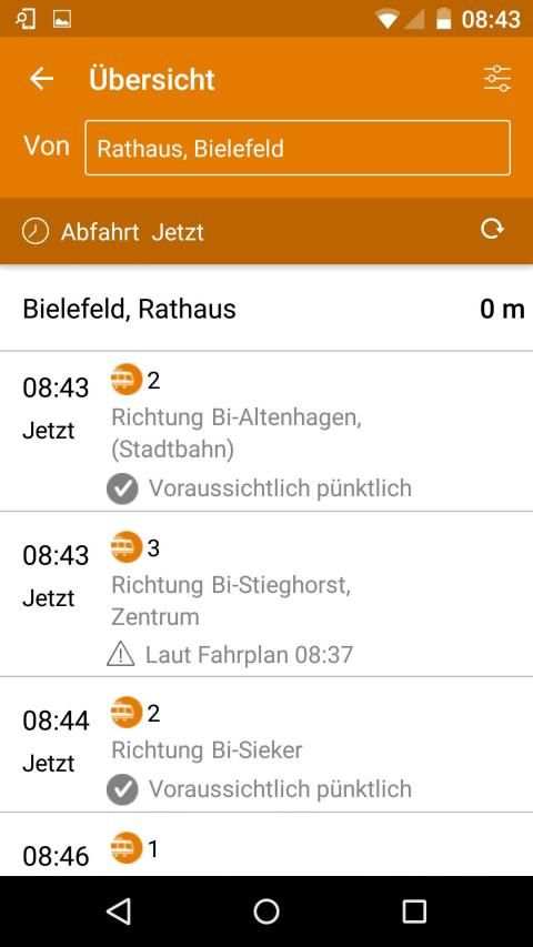 moBiel App screenshot 3