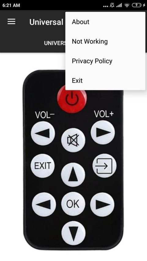 Universal TV Remote स्क्रीनशॉट 3