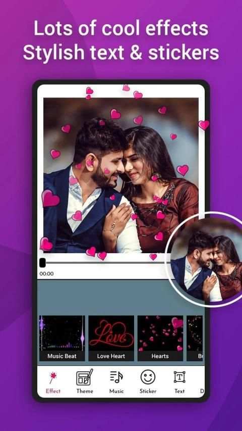 MBit Wave Particle.ly Wedding Video Maker स्क्रीनशॉट 2