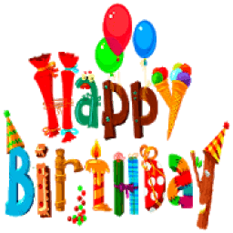 Happy Birthday Stickers for WhatsApp आइकन