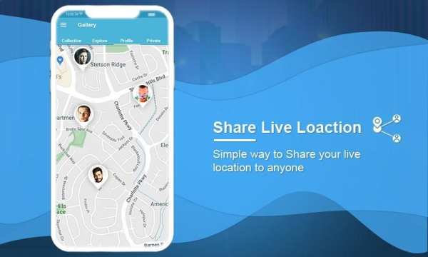 Share Live Location, GPS Tracker Maps & Navigation स्क्रीनशॉट 6