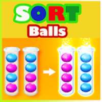 Bubble Sort Balls Puzzle Game