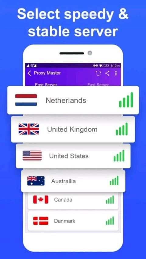 Super VPN Free VPN Hotspot Unlimited Proxy Master screenshot 1