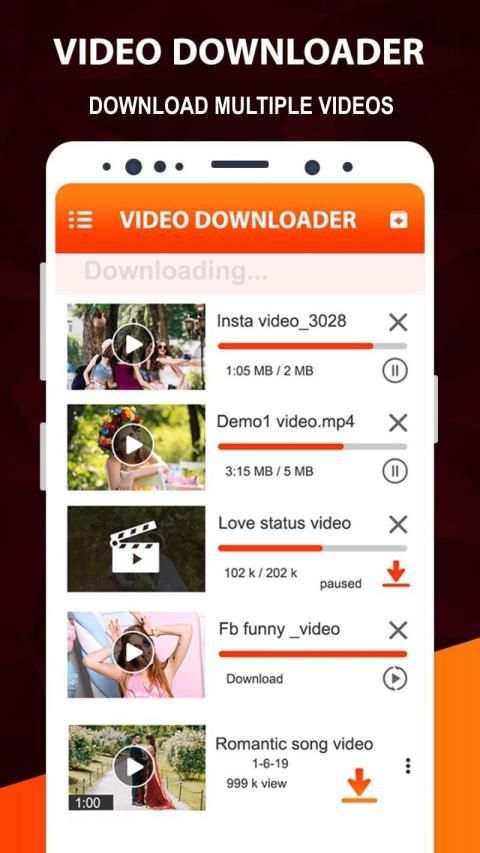 Downloader - Video Downloader स्क्रीनशॉट 3