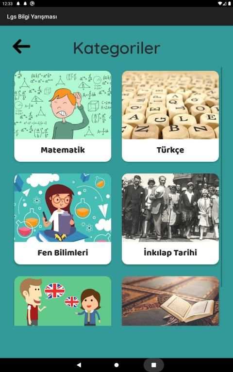 Lgs Tüm Dersler Bilgi Yarışması 8. Sınıf testleri screenshot 7