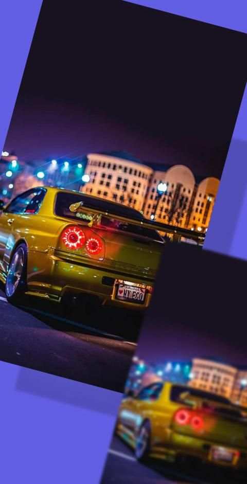 Skyline GTR R34 Wallpapers & Sports Car Wallpapers स्क्रीनशॉट 4