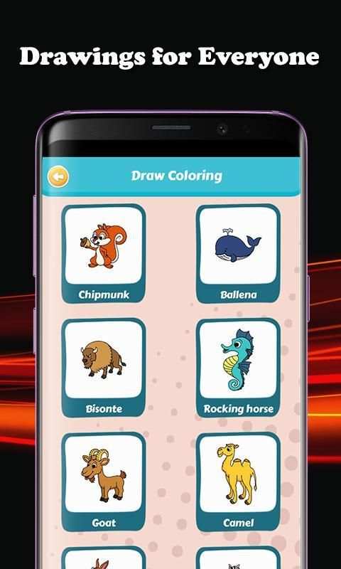 Drawing and Coloring App स्क्रीनशॉट 2