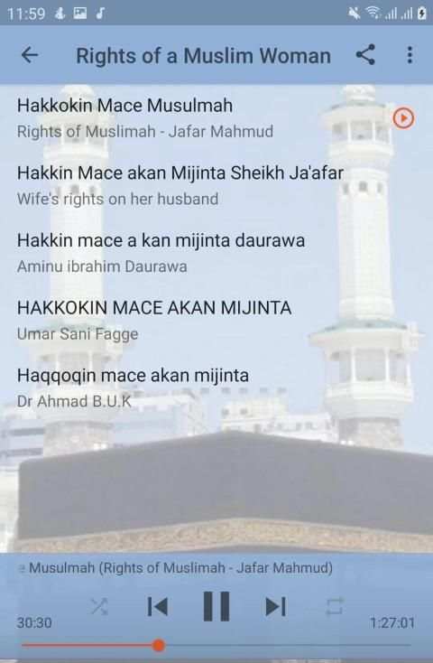 The Rights of Muslim Woman -Hakkokin Mace Musulmah स्क्रीनशॉट 3