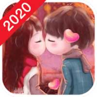 Lovely Love Wallpaper - HD Cute Anime wallpapers on 9Apps