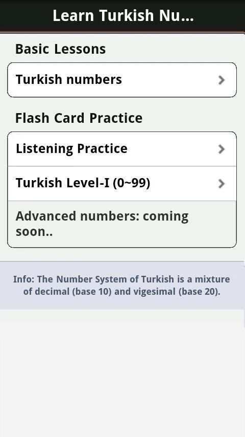 Turkish Numbers & Counting screenshot 4