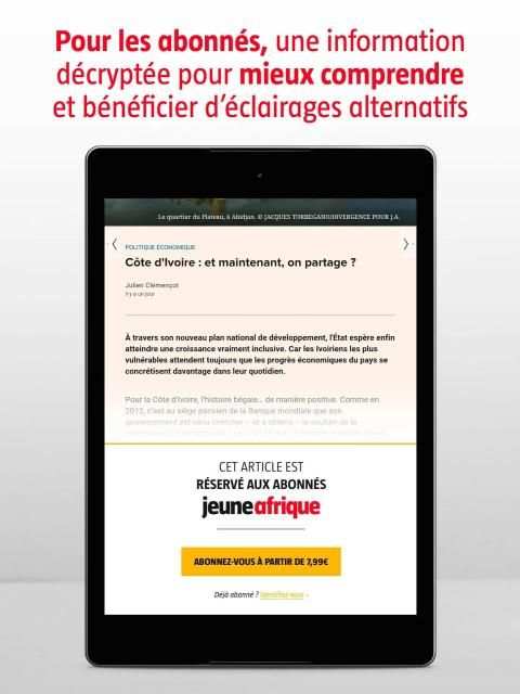 JeuneAfrique.com screenshot 2