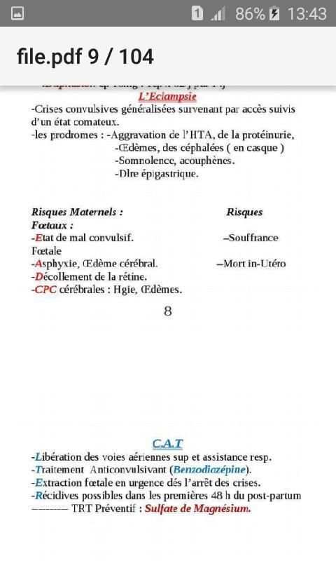 Ordonnances en Gynécologie Obstétrique screenshot 1