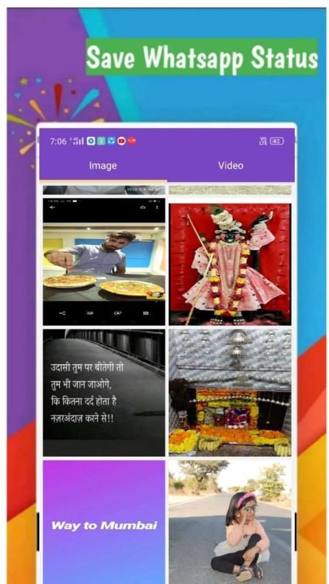 Vilo Video Status - Share video Status & reward स्क्रीनशॉट 1