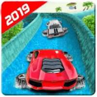 Water Surfing Floating Car Racing Game 2020