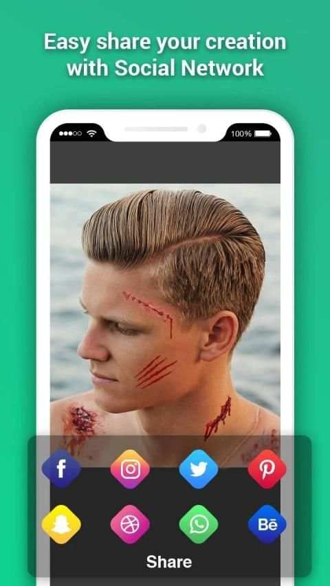 Fight Photo Editor Battle Effect Prank Stickers screenshot 1
