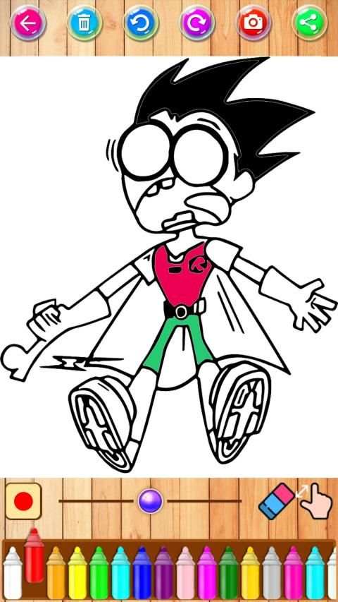 Teen coloring Titans Go screenshot 5