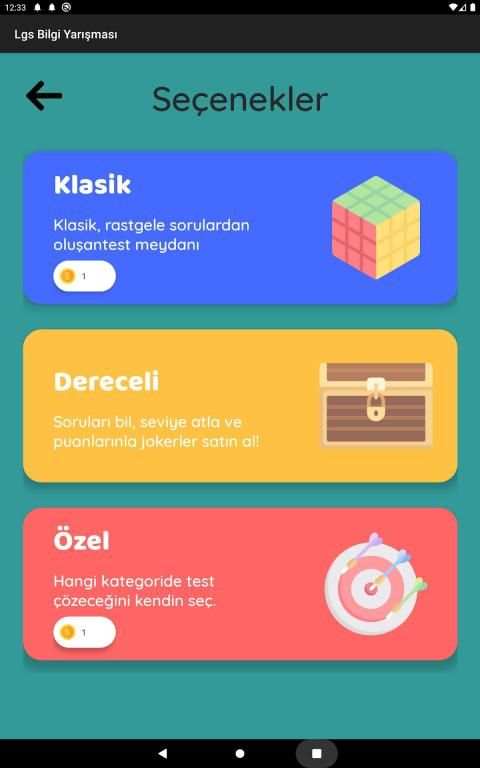 Lgs Tüm Dersler Bilgi Yarışması 8. Sınıf testleri screenshot 10