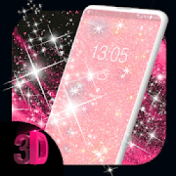 3D Glitter Live Wallpaper आइकन