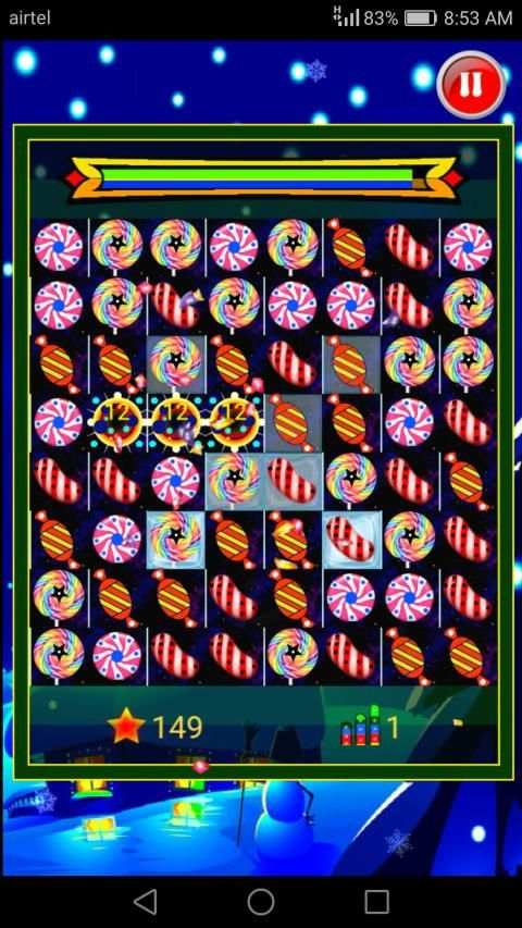 Sweet Candy 2 - Match 3 Games स्क्रीनशॉट 1