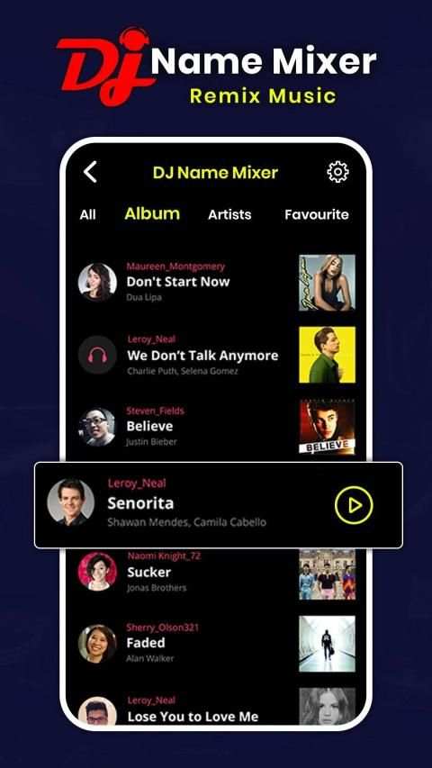 Mix Name To Song - DJ Name Music Player screenshot 6
