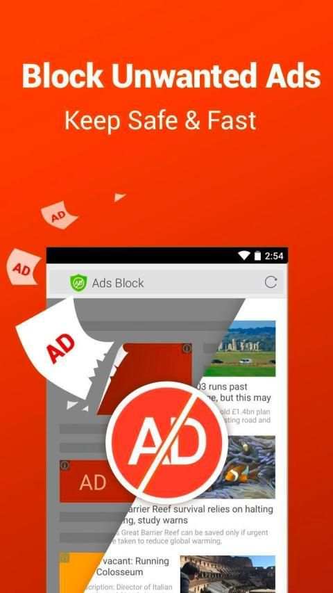 CM Browser - Ad Blocker, Fast Download, Privacy screenshot 3
