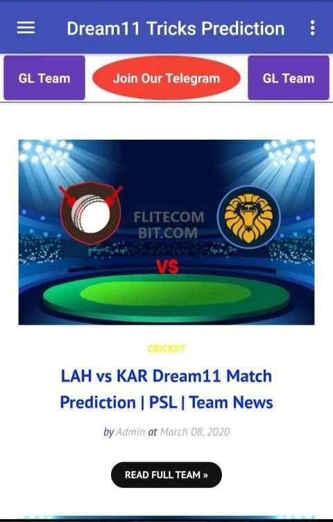 Dream11 Trick Prediction- Cricket,Football,Kabaddi screenshot 4