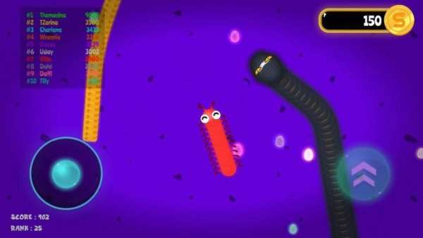 Jungle Snake IO - Worms Zone स्क्रीनशॉट 6