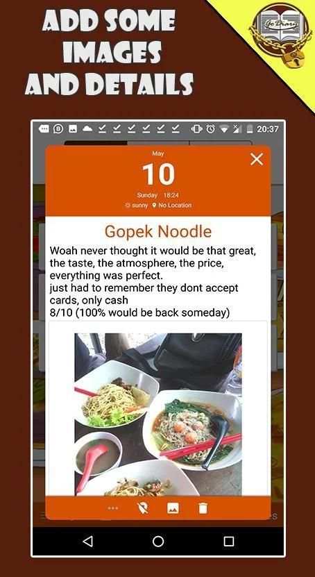 Go Diary - Safe Diary with Lock स्क्रीनशॉट 6