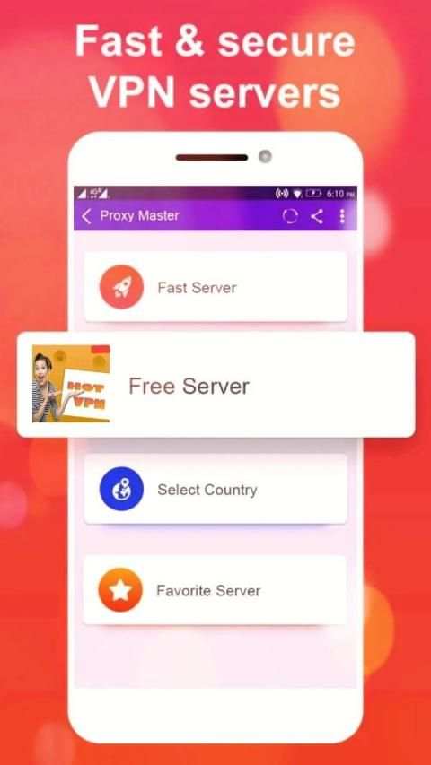Super VPN Free VPN Hotspot Unlimited Proxy Master screenshot 2