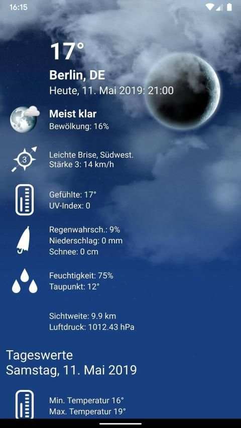 Wetter Schweiz XL PRO screenshot 12